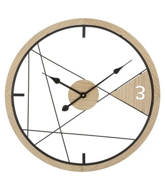 Mauro Ferretti WANDKLOKGEOMETRISCH DESIGN CM Ø 60X2,5