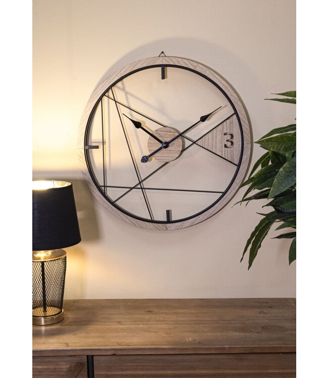 Mauro Ferretti WANDKLOKGEOMETRISCH DESIGN CM Ø 60X2,5