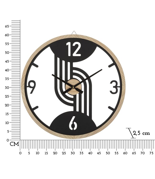 Mauro Ferretti WANDKLOK CLIPS CM Ø 60X2,5