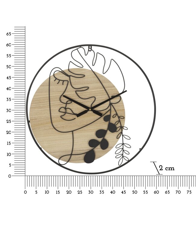 Mauro Ferretti WANDKLOK ELEGANT -A- CM Ø 60X2