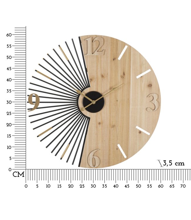 Mauro Ferretti WANDKLOK WORDY CM Ø 60X3,5