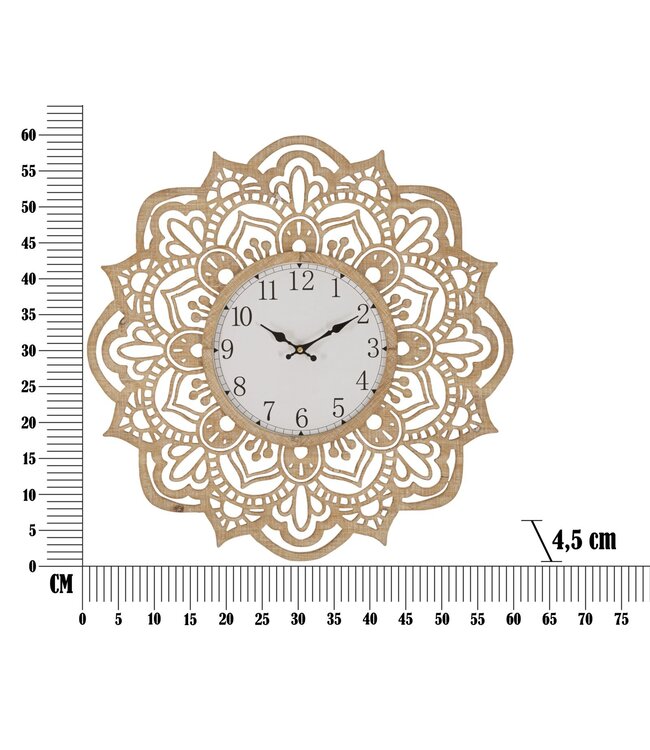 Mauro Ferretti WANDKLOK SNIJWERK CM ø 60X4,5