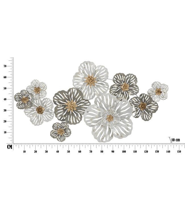 Mauro Ferretti MUUR IJZEREN PANEEL LORY CM 140X10X74,5