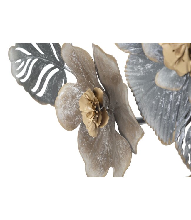 Mauro Ferretti IJZEREN WANDPANEEL GRIJSTINTEN -A- CM 157,5X9X66,5