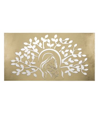Mauro Ferretti IJZEREN WANDPANEEL GOUD CM 120X2X64