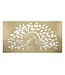 Mauro Ferretti IJZEREN WANDPANEEL GOUD CM 120X2X64