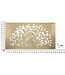 Mauro Ferretti IJZEREN WANDPANEEL GOUD CM 120X2X64