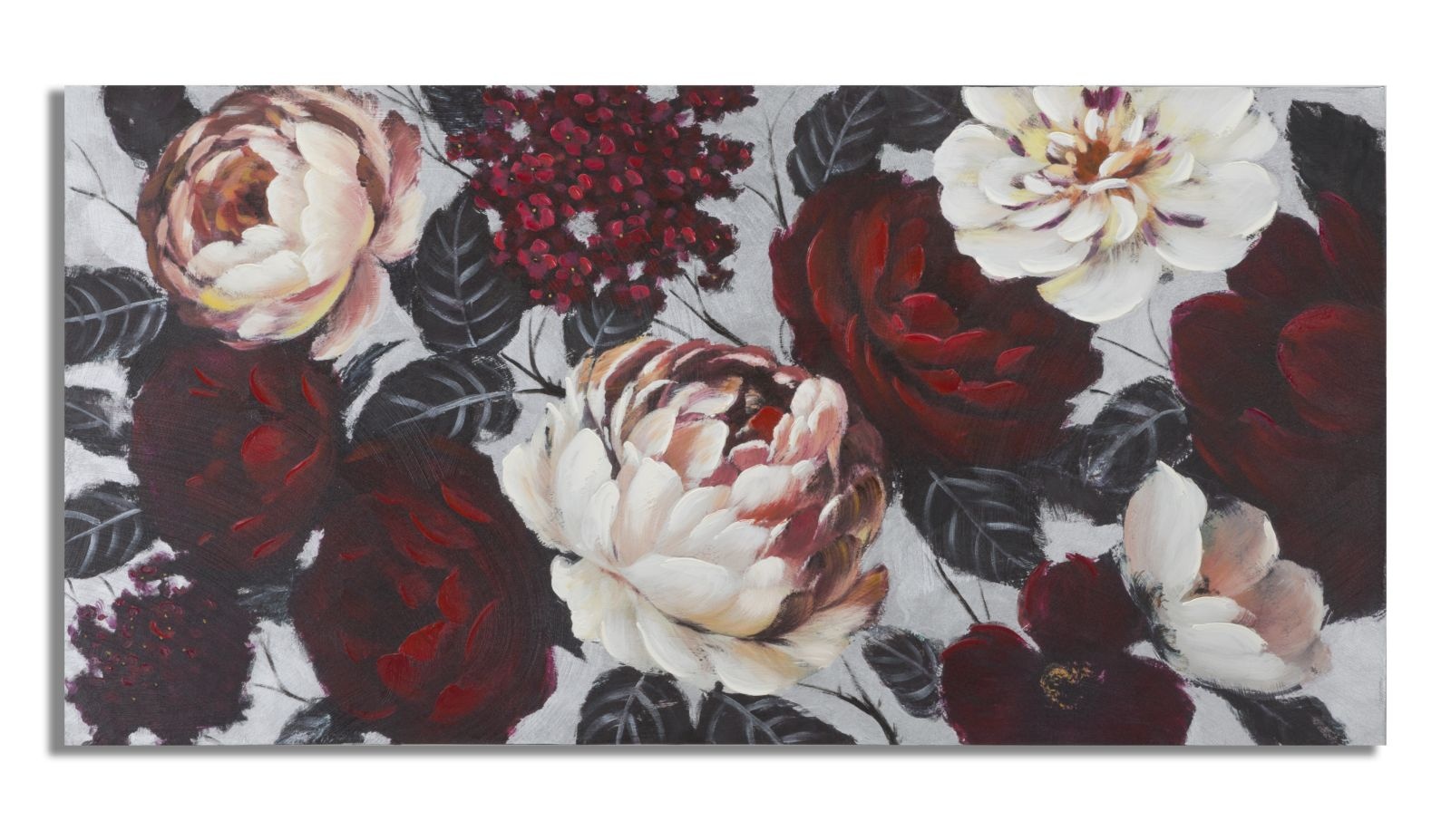 HANDGEMAAKTE MUURSCHILDERING WIT/RODE BLOEM LIGHTBACK
150X3,8X76 afbeelding