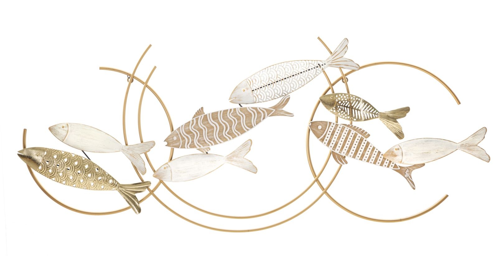 WANDDECORATIE FISHY MOVE CM 142,9X5X61,6 afbeelding