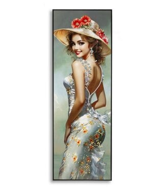 Mauro Ferretti ELEGANT GELAKT CANVAS MET FRAME -B- CM 52X4,5X152