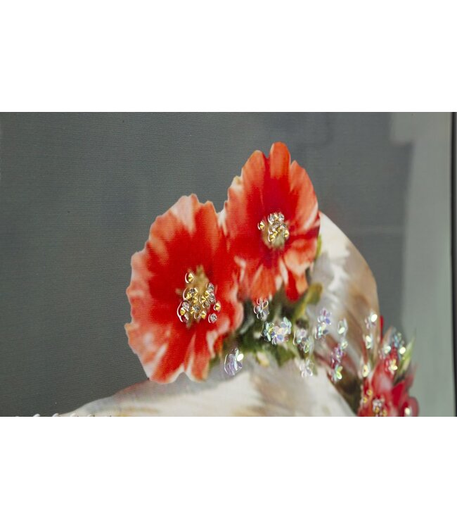 Mauro Ferretti ELEGANT GELAKT CANVAS MET FRAME -B- CM 52X4,5X152