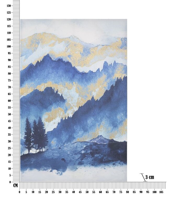 Mauro Ferretti BEDRUKKEN MET VERF BERGBOOM CM 80X3X120