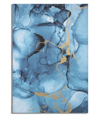 Mauro Ferretti BEDRUKKING MET VERF BLU REY CM 80X3X120