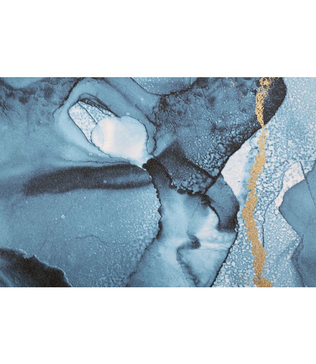 Mauro Ferretti BEDRUKKING MET VERF BLU REY CM 80X3X120