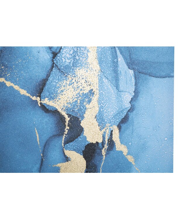 Mauro Ferretti BEDRUKKING MET VERF BLU REY CM 80X3X120