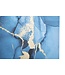 Mauro Ferretti BEDRUKKING MET VERF BLU REY CM 80X3X120