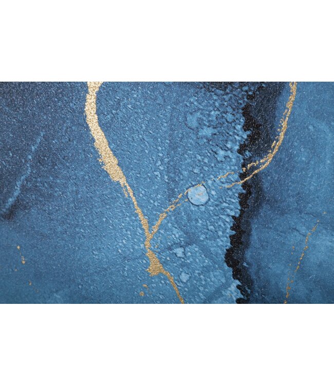 Mauro Ferretti BEDRUKKING MET VERF BLU REY CM 80X3X120