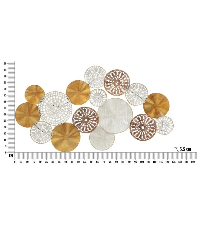 Mauro Ferretti WANDDECORATIE TRIONNI? CM 125X5,5X68,5