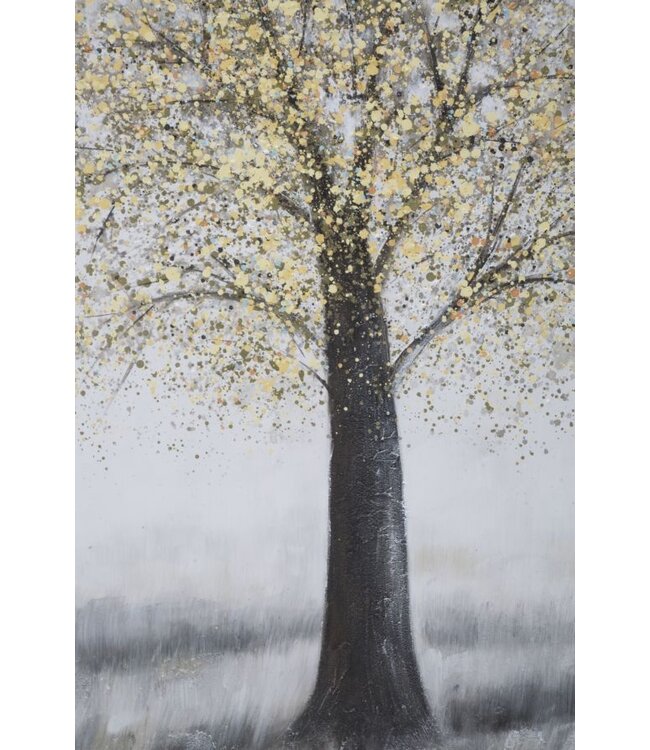 Mauro Ferretti HANDGEMAAKTE MUURSCHILDERING BOOM EENVOUDIG -A- CM <br />
80X3,8X120