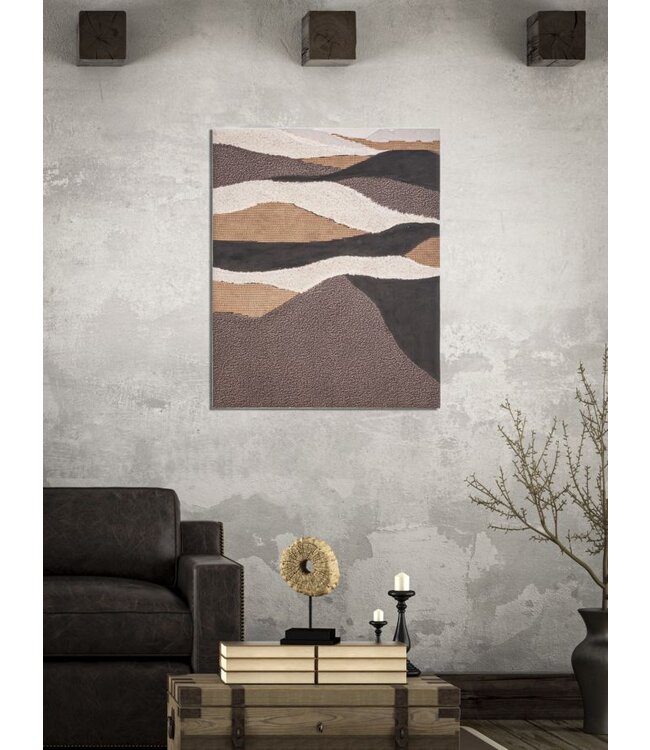 Mauro Ferretti HANDGEMAAKTE MUURSCHILDERING DARKY CM 80X3,7X100