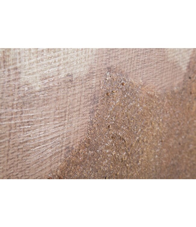 Mauro Ferretti HANDGEMAAKTE MUURSCHILDERING BROWNY CM 80X3,7X100