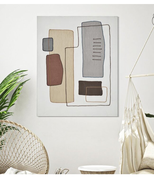 Mauro Ferretti HANDGEMAAKTE MUURSCHILDERING VERF -B- CM 80X2,8X100