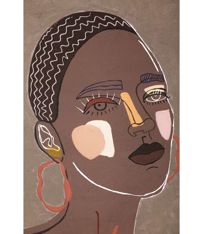 Mauro Ferretti MUURSCHILDERING TRIBAL -A- CM 80X2,8X100