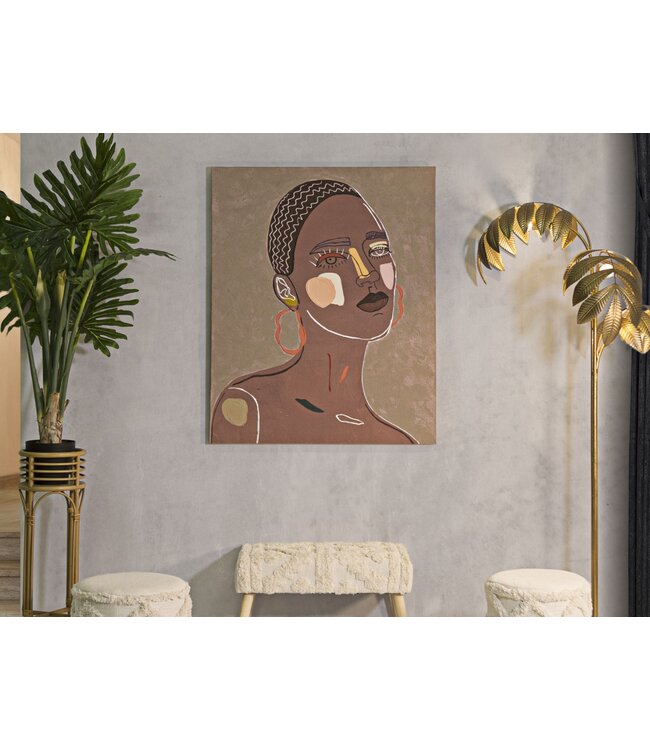 Mauro Ferretti MUURSCHILDERING TRIBAL -A- CM 80X2,8X100