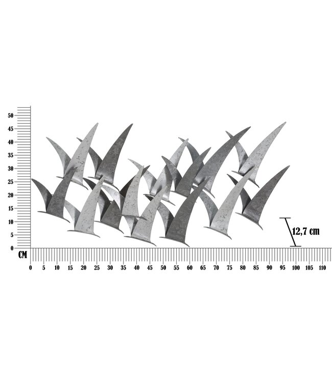 Mauro Ferretti IJZEREN WANDPANEEL GABBIANI CM 93X12,7X47,6