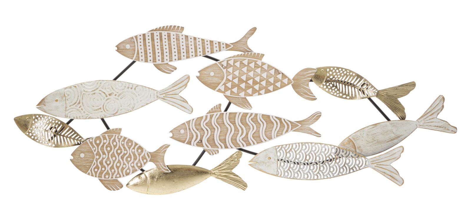 WANDDECORATIE FISHY CM 118X5,7X46,4 afbeelding