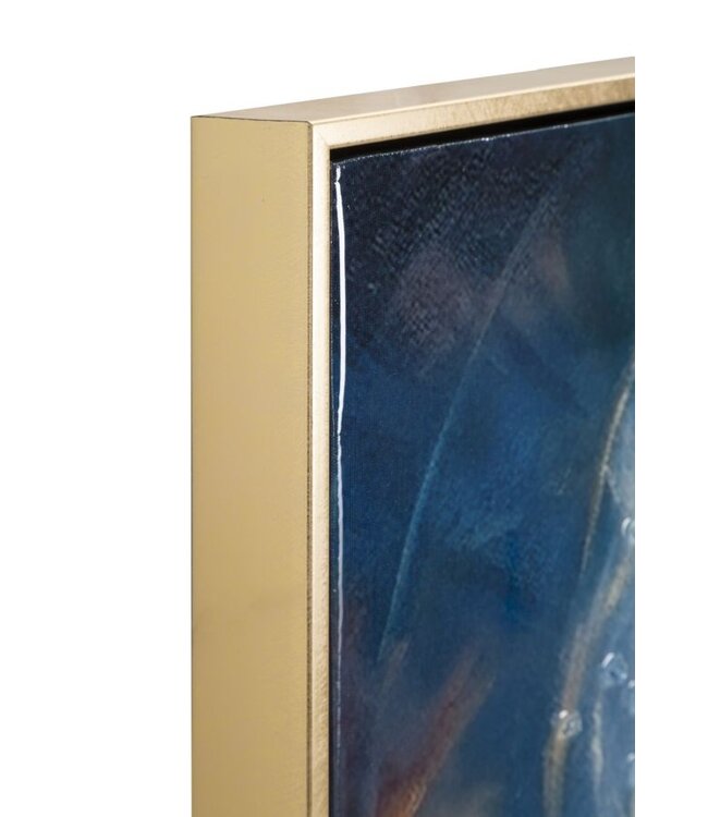 Mauro Ferretti GESCHILDERD OP DOEK GELAKT JEZUS MET FRAME CM 72X4X102