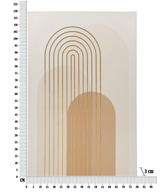 Mauro Ferretti WANDBEDRUKKING/SCHILDERIJ SHINE -A- CM 80X3X120