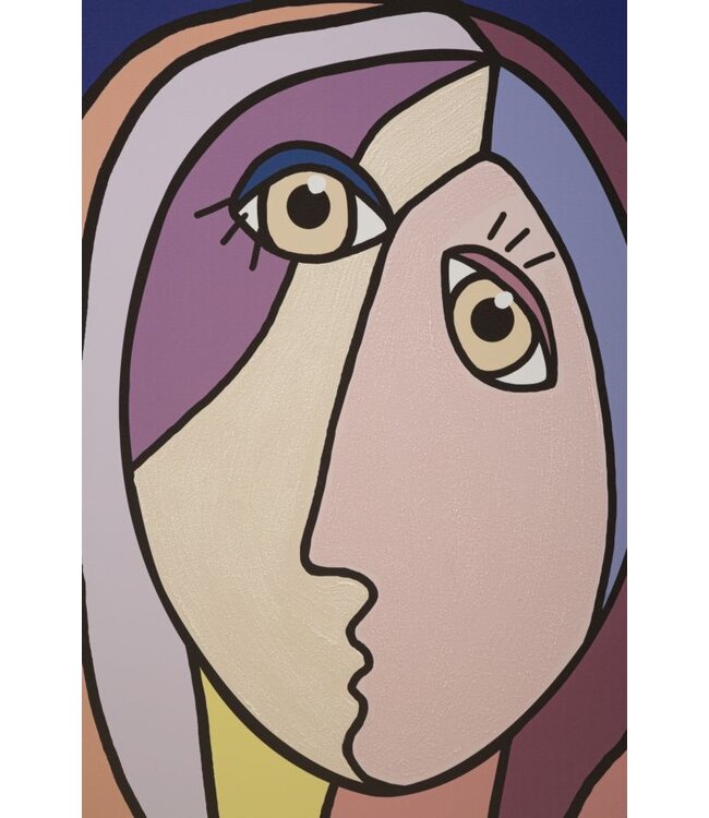 Mauro Ferretti WANDBEDRUKKING/SCHILDEREN DUBBELZIJDIG GROOT -B- CM 80X3X120