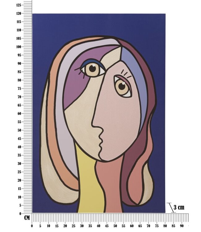 Mauro Ferretti WANDBEDRUKKING/SCHILDEREN DUBBELZIJDIG GROOT -B- CM 80X3X120