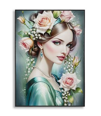 Mauro Ferretti FANTASIE GELAKT CANVAS MET FRAME -A- CM 72X4X102