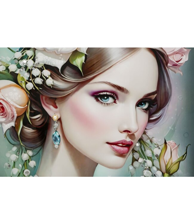 Mauro Ferretti FANTASIE GELAKT CANVAS MET FRAME -A- CM 72X4X102