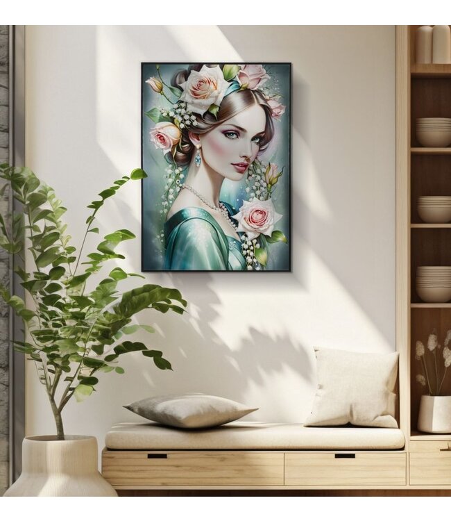 Mauro Ferretti FANTASIE GELAKT CANVAS MET FRAME -A- CM 72X4X102