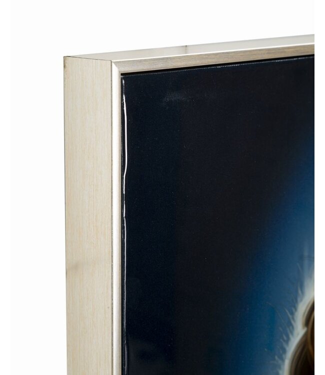 Mauro Ferretti GELAKT DOEK ISABEL MET LIJST -H- CM 72X4X102