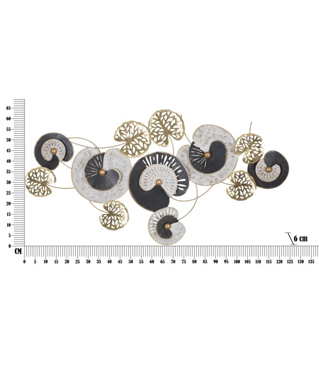 Mauro Ferretti IJZEREN WANDPANEEL GLOTH -A- CM 124,5X6X65