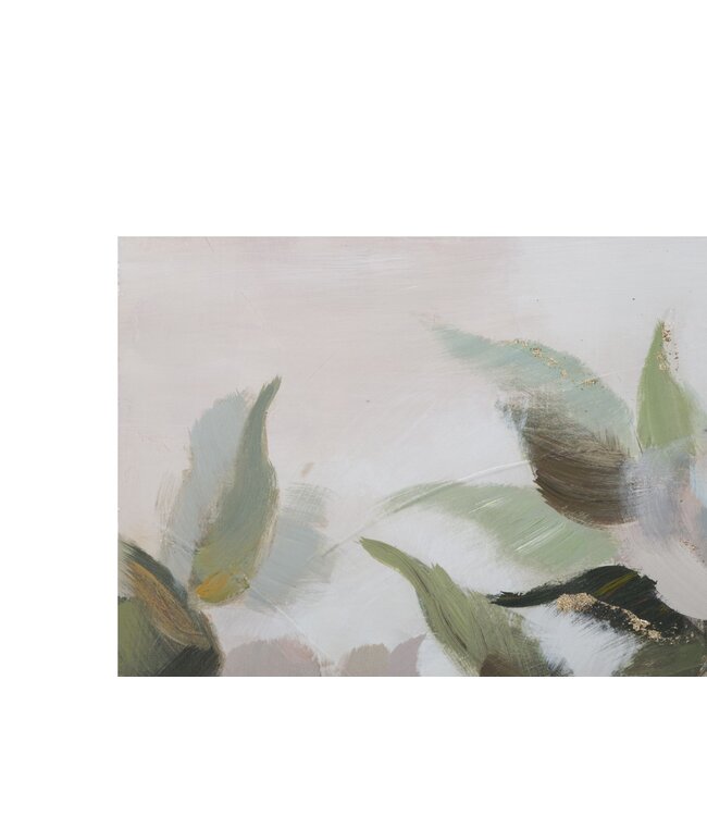 Mauro Ferretti HANDGEMAAKTE WANDSCHILDERING BLOEM&BLAD CM 100X3,7X80