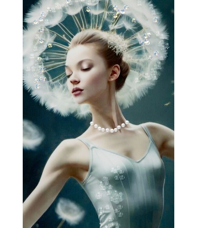 Mauro Ferretti SCHILDERIJ OP DOEK DANSEND GELAKT MET LIJST -B- CM 72X4X102