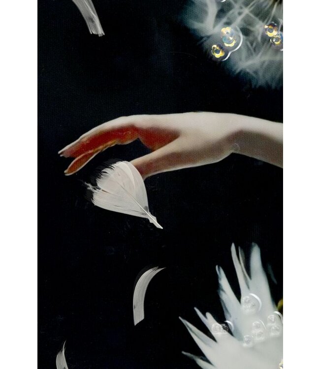 Mauro Ferretti SCHILDERIJ OP DOEK DANSEND GELAKT MET LIJST -B- CM 72X4X102