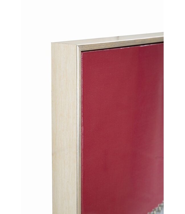 Mauro Ferretti GELAKT CANVAS LUXE SPA MET FRAME -B- CM 82X4X82