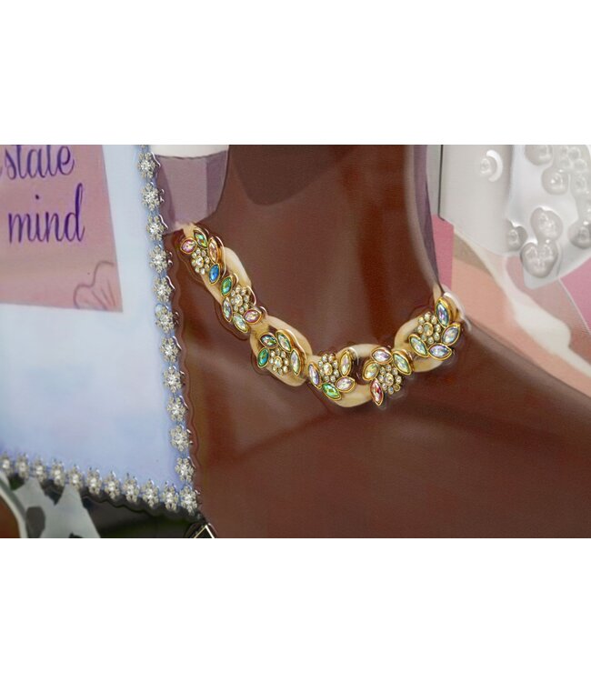 Mauro Ferretti GELAKT CANVAS LUXE SPA MET FRAME -B- CM 82X4X82