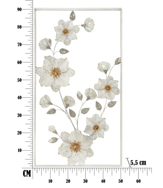 Mauro Ferretti MUUR IJZEREN PANEEL FLIX CM 50X5,5X90,5