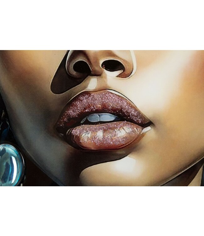 Mauro Ferretti LAQUARED WANDBROEK MET FRAME ALTEA -A- CM 82X4X82