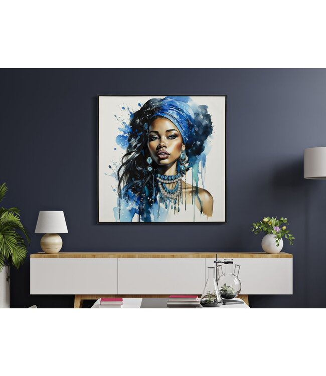 Mauro Ferretti LAQUARED WANDBROEK MET FRAME ALTEA -A- CM 82X4X82