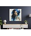 Mauro Ferretti LAQUARED WANDBROEK MET FRAME ALTEA -A- CM 82X4X82