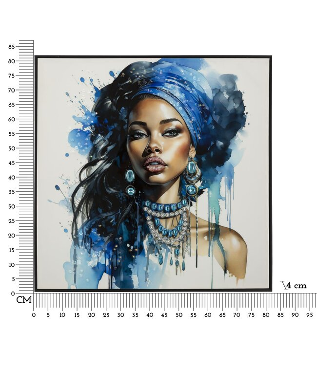 Mauro Ferretti LAQUARED WANDBROEK MET FRAME ALTEA -A- CM 82X4X82