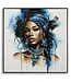 Mauro Ferretti LAQUARED WAND PANTING MET FRAME ALTEA -B- CM 82X4X82
